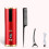 (Red) Latest Cordless Automatic Hair Curler Curling Wand 13