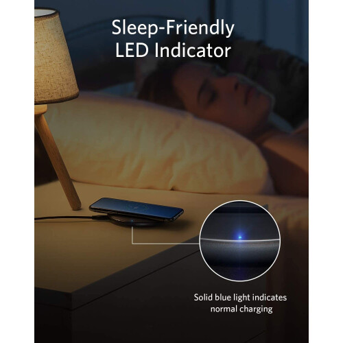 Anker Anker Wireless Charger, PowerWave Pad Qi-Certified 10W Max for iPhone 1