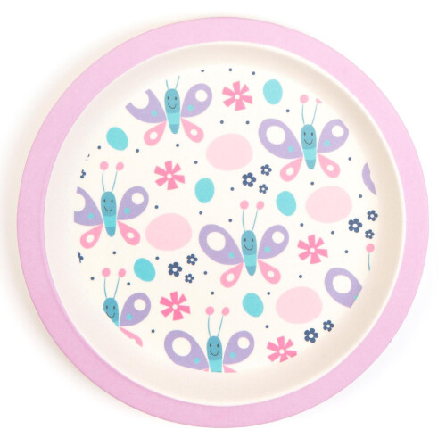 Boppi boppi Bamboo Dinnerware 5 Piece Set - Butterflies