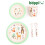 Boppi boppi Bamboo Dinnerware 5 Piece Set - Forest Animals 9