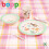 Boppi boppi Bamboo Dinnerware 5 Piece Set - Forest Animals 4