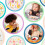 Boppi boppi Bamboo Dinnerware 5 Piece Set - Unicorns 7