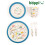 Boppi boppi Bamboo Dinnerware 5 Piece Set - Cars 2