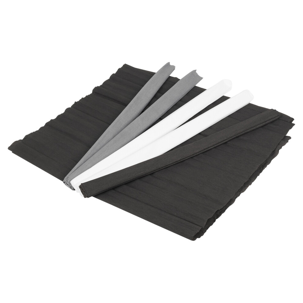 (Dark Craft Crepe Paper) 12 Pcs | Craft Crepe Paper