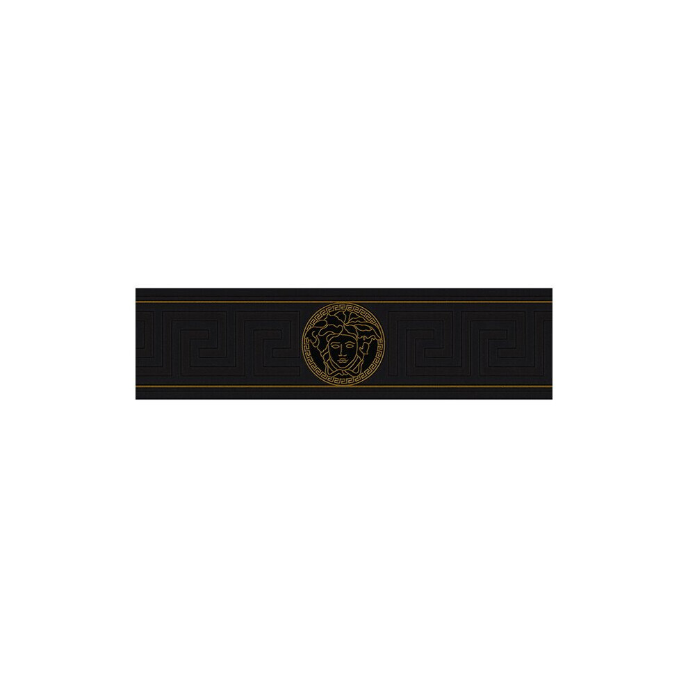 Versace Black Greek Key Border 935224