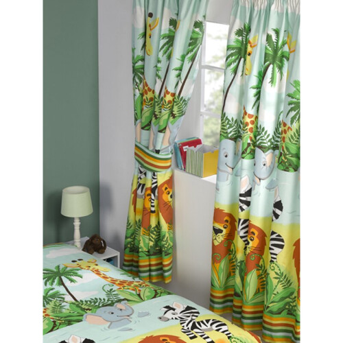 (66 X 54) Jungle-Tastic Lined Curtains 1