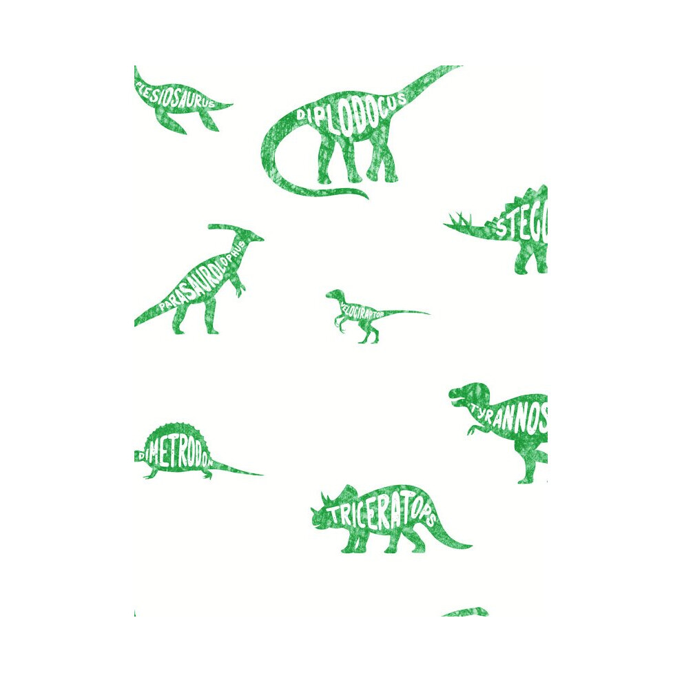 Over The Rainbow Dino Dictionary Wallpaper Green Holden 90902 5022976909021