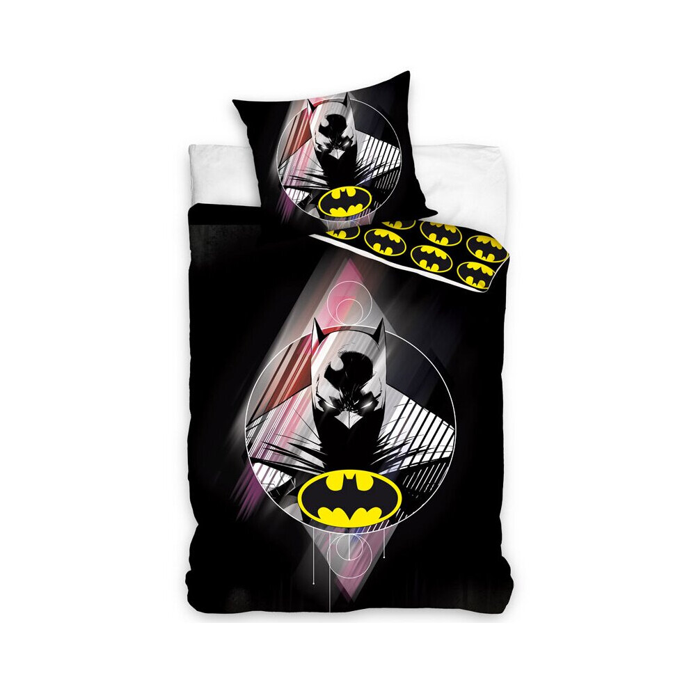 Batman Single Cotton Duvet Cover and Pillowcase Set - European Size