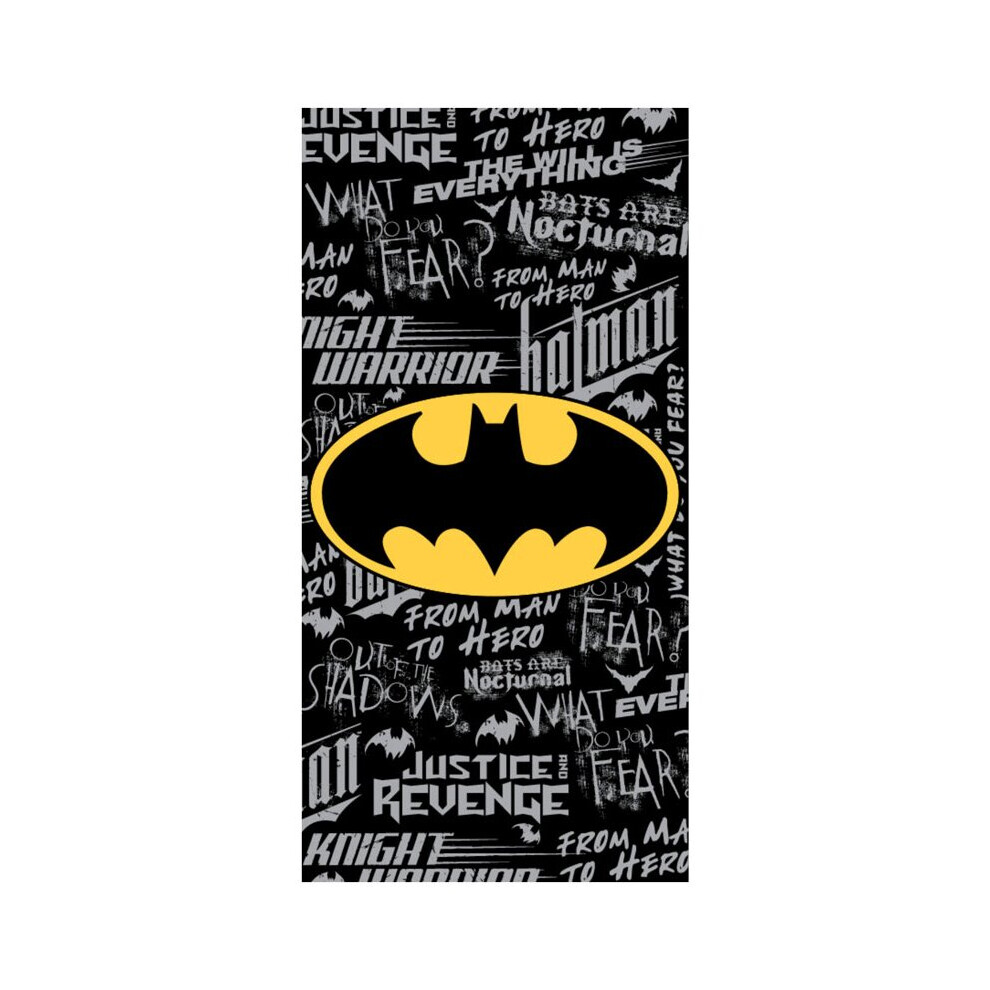 Batman Graffiti Beach Towel
