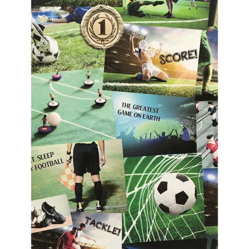 Fine Decor Football Collage Wallpaper Fine Decor FD41915