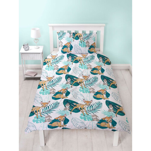 Bambi Palm Leaf Single Duvet Cover Set 1