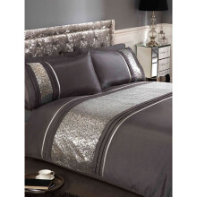 (Single) Ritz Silver Duvet Cover and Pillowcase Set
