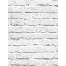 Painted White Brick Wallpaper Muriva 102539