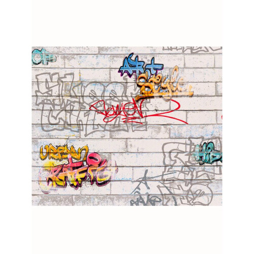 AS Creation White Graffiti Wallpaper AS Creation 93561-1 2