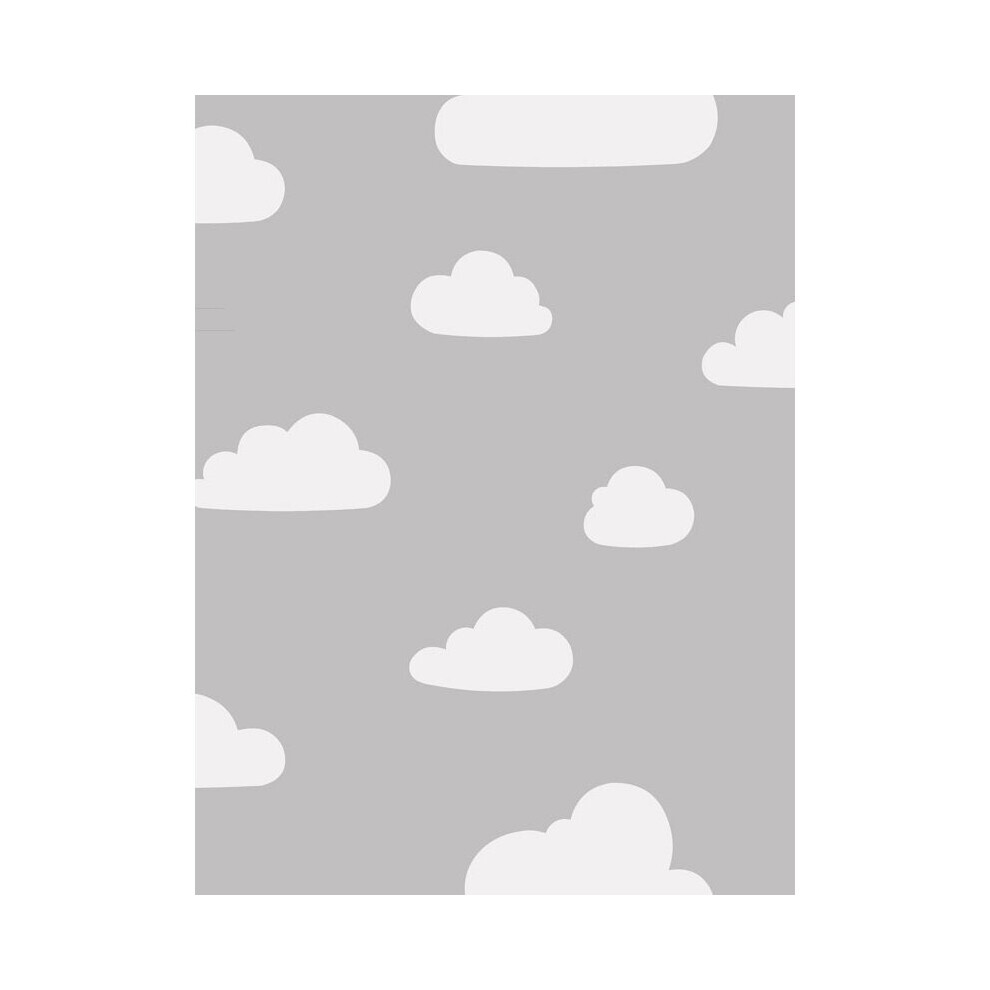 Photos - Wallpaper Clouds  Grey / White World of  A618 CAO 3