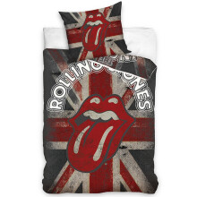 The Rolling Stones Union Jack Single Duvet Cover - European Size