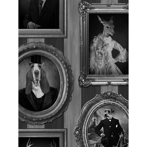 Muriva Dogs in Frames Wallpaper Muriva J59309