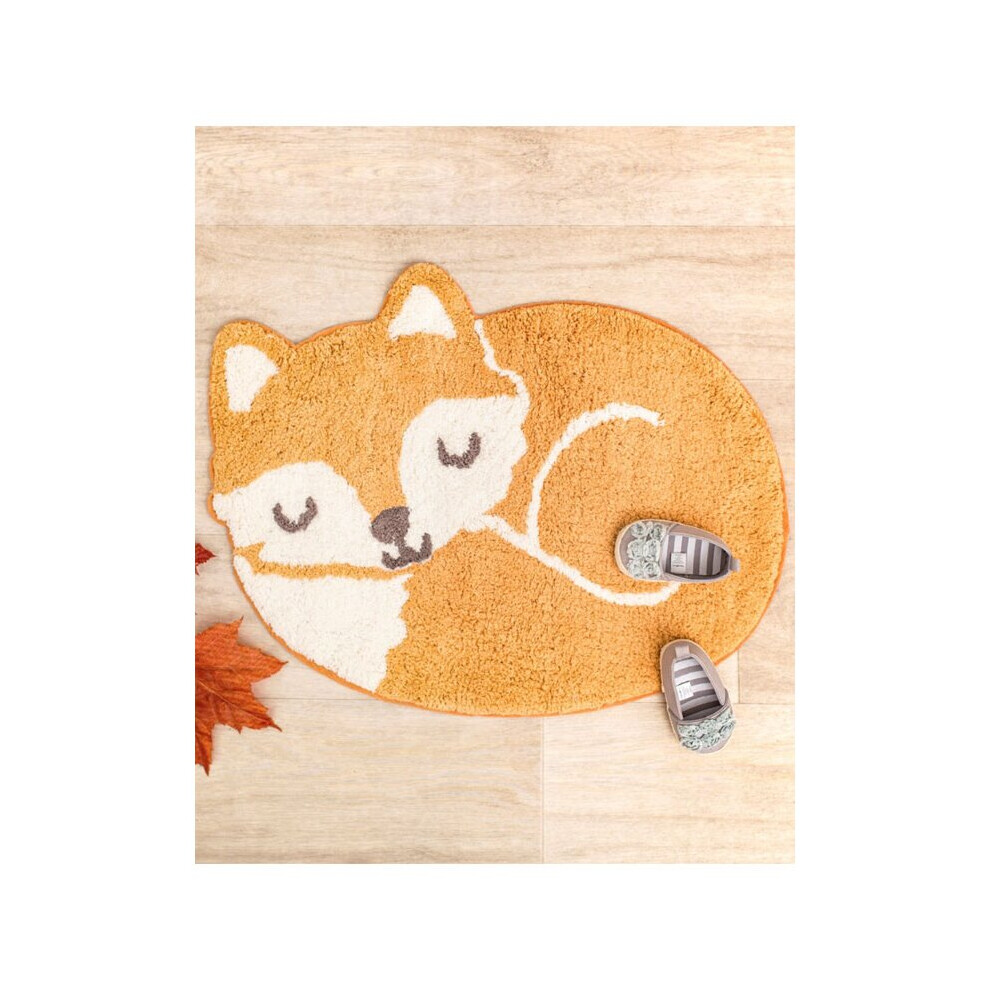 Woodland Fox Floor Rug