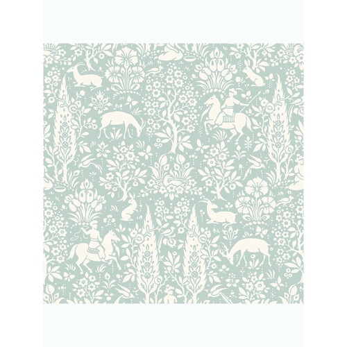 Crown (Duck Egg Blue) Crown Archives Woodland Wallpaper 2