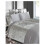 (Double, Silver) Crushed Velvet Duvet Cover Set 1