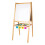 Deluxe Double Sided Black and White Board Easel with Accessories 3