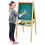 Deluxe Double Sided Black and White Board Easel with Accessories 1