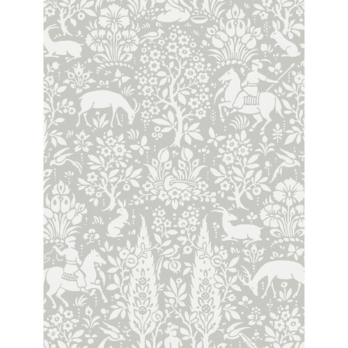 Crown (Grey) Crown Archives Woodland Wallpaper