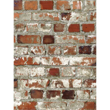 DUTCH WALLCOVERINGS Wallpaper Brick Red Home Wall Covering Wallpaper Sheet