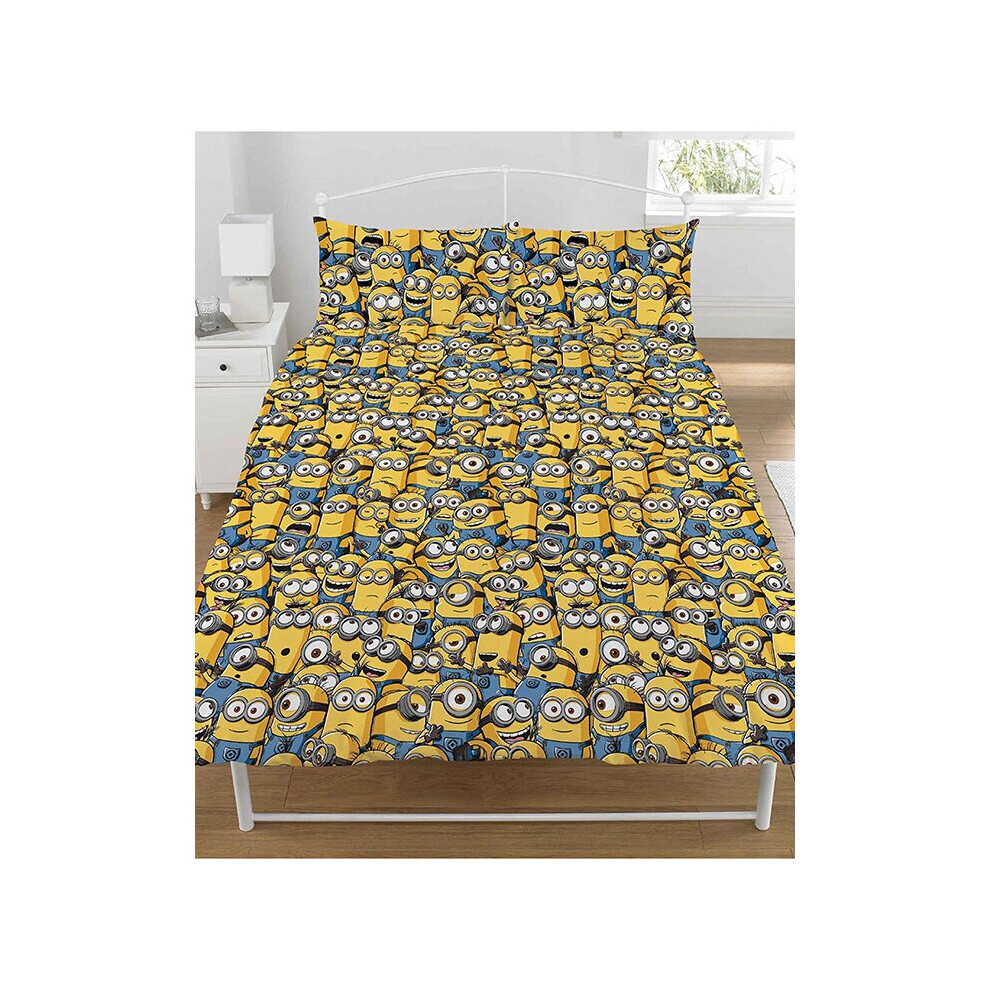 Despicable Me Minions Double Duvet Cover and Pillowcase Set