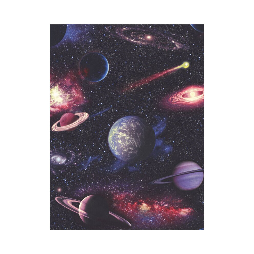 Space Planets Wallpaper Multi Rasch 815429 4000441815429
