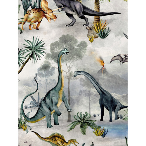 Dino Kingdom Wallpaper Multi Belgravia 7700