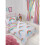 Rainbow Sky Striped Junior Toddler Bed Fitted Sheet and Pillowcase Set 2
