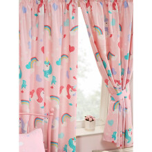 (66 X 54) I Believe In Unicorns Lined Curtains