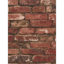 Red Brick Effect Wallpaper Fine Decor FD31285