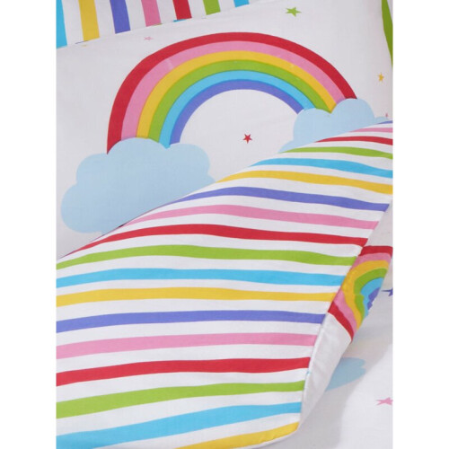 Rainbow Sky Double Duvet Cover and Pillowcase Set 1