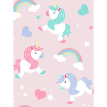 I Believe in Unicorns Wallpaper Pink World of Wallpaper A365 CAO 1