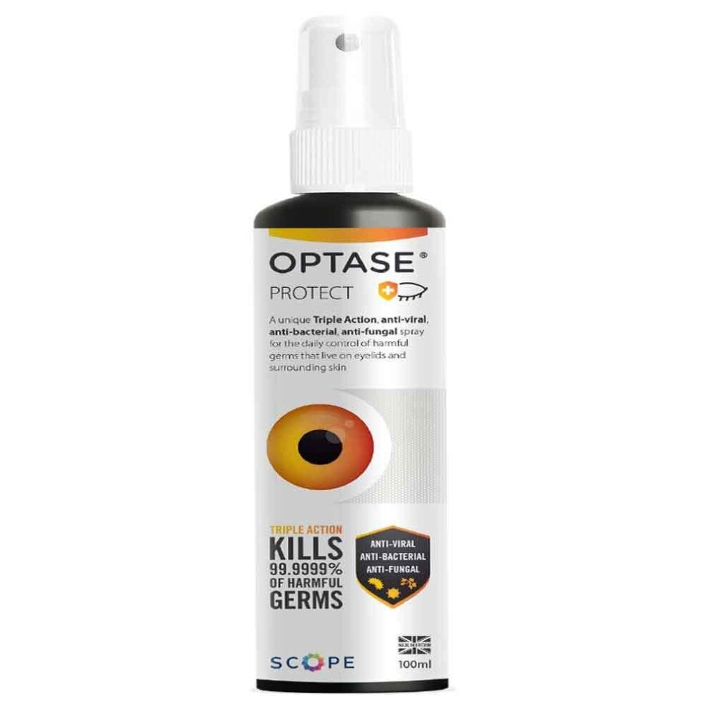 Optase Protect - Triple Action Anti-Viral Anti-Bacterial Anti-Fungal 100ml Eye Spray