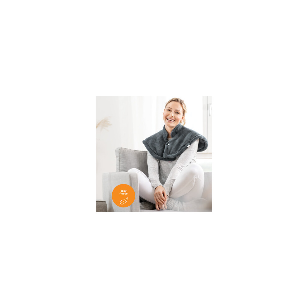Beurer HK54 Shoulder & Neck Electric Heating Pad - Grey