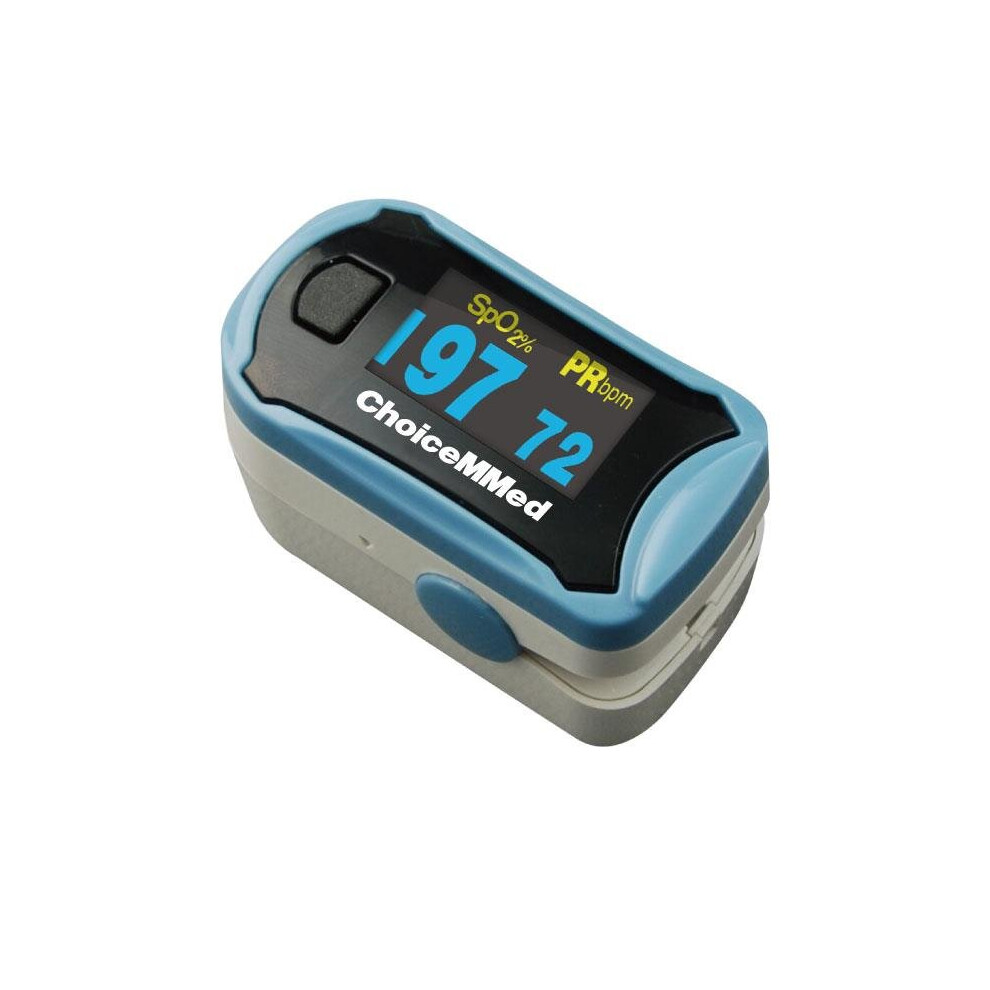 ChoiceMMed Fingertip Pulse Oximeter MD300 C29 OLED Colour Display - Adults and Children