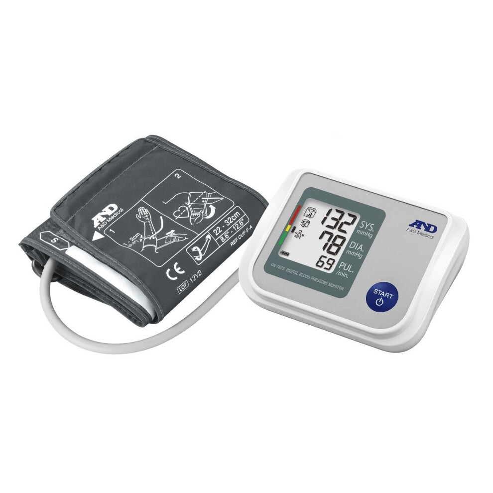 A&D Digital Upper Arm Blood Pressure Monitor UA-767S