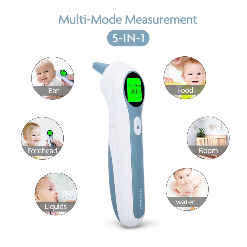 Jumper Medical FR412 Dual-Mode Infrared Contactless Thermometer - Forehead & Ear Detection