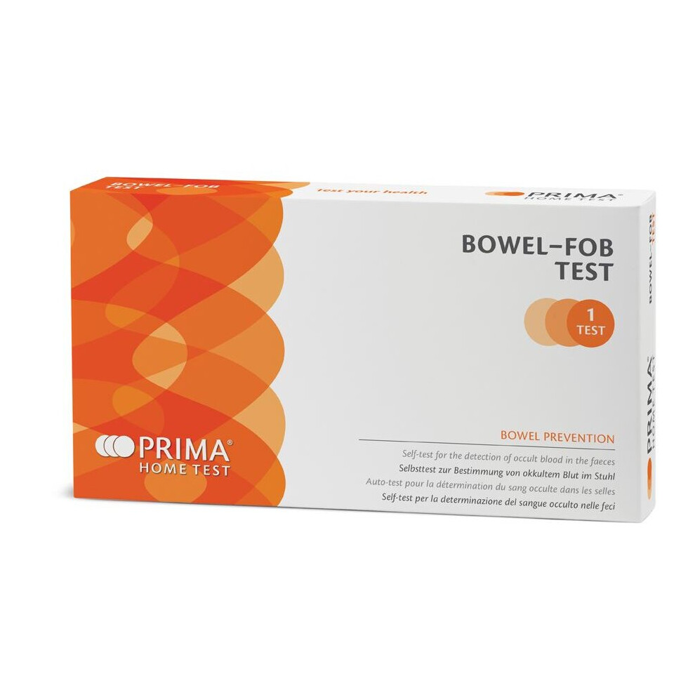 Prima Home Test Bowel Fob Tester (Faecal Occult Blood)