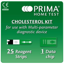 Prima Multicare-In Cholesterol Test Strips (25 pk)