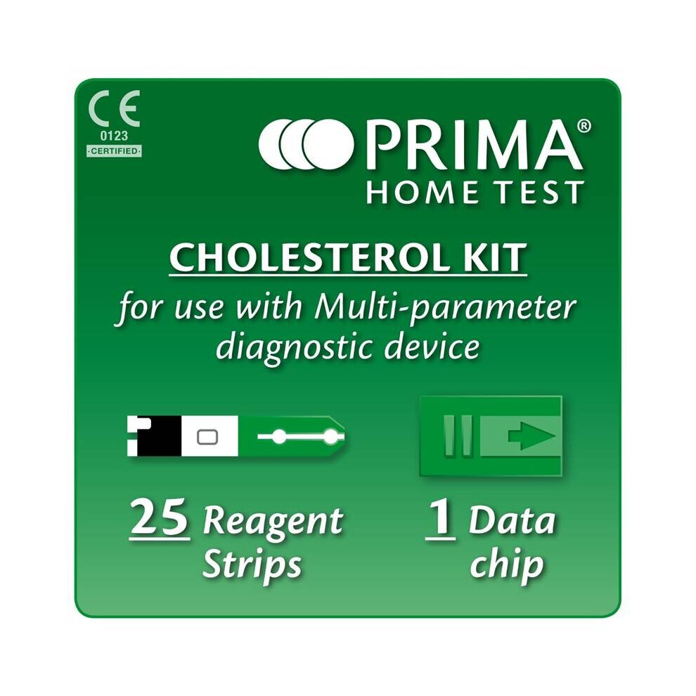 Prima Multicare-In Cholesterol Test Strips (25 Pk)