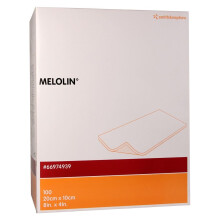 Melolin Low Adherent Absorbent Cushioned Dressing 20 cm x 10 cm - (box of 100)