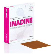 Inadine Iodine Non-Adherent Dressings 9.5cm x 9.5cm (Box of 10)