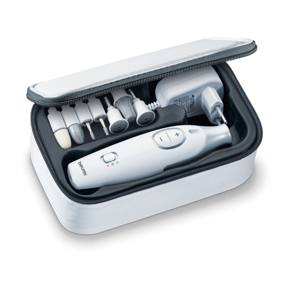 Beurer MP42 Manicure/Pedicure Set with 7 Attachments - Hands and Feet