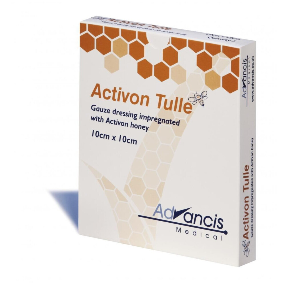 Advancis Activon Manuka Honey Tulle Dressings 10cm x 10cm (x5)