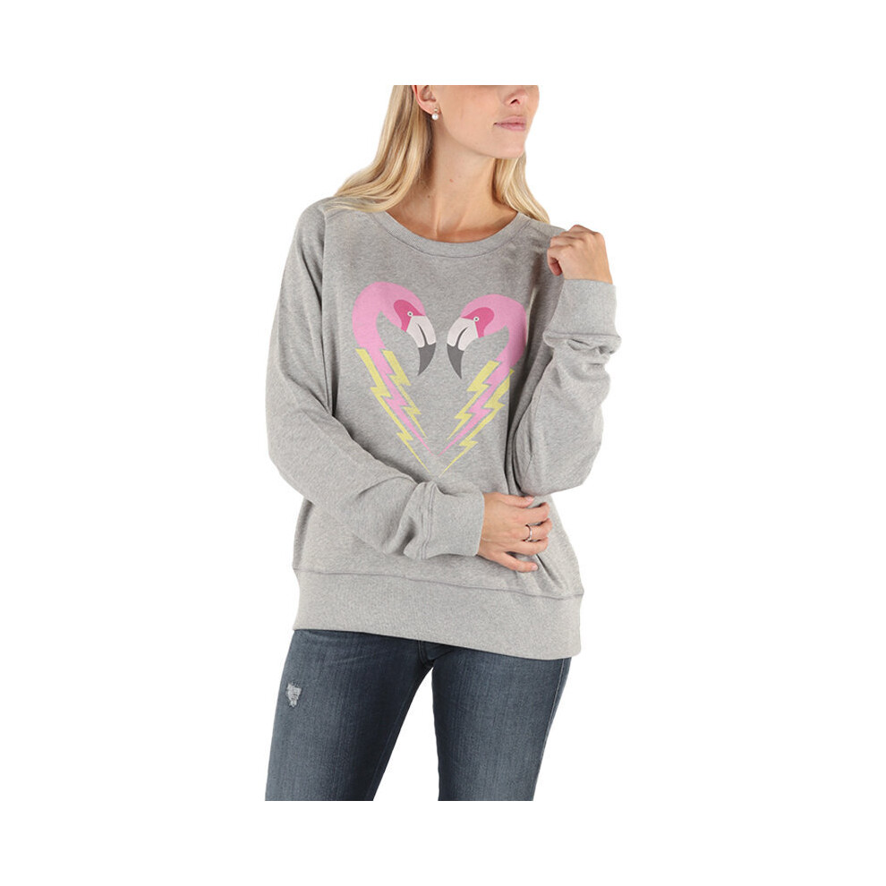 (S) DIESEL F SVEN Womens Sweatshirt Crew Neck Cardigan Ribbed Casual Pullover Jumper