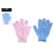 (Blue) Health & Beauty Pair Of Exfoliating Gloves Assorted Colours Pamper session